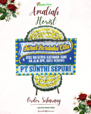 Papan Bunga Duka di Watumalang
